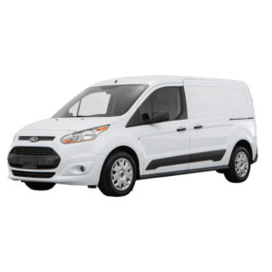 Furgone bianco Ford Transit Connect.