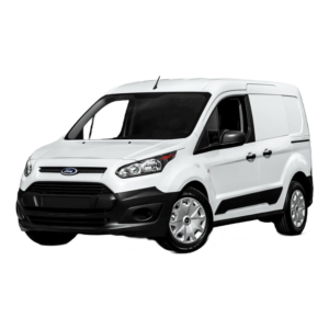 Furgone bianco Ford Transit Connect.
